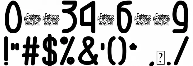 Fabiano Armando Extra Bold Caratteri ALTRI CARATTERI