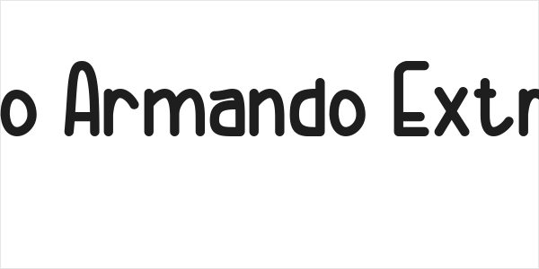 Fabiano Armando Extra Bold Logo