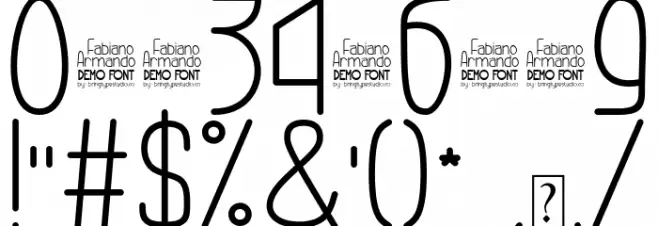 Fabiano Armando Extra Light फ़ॉन्ट अन्य घर का काम