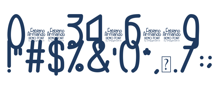 Fabiano Armando Semi Bold Other Characters