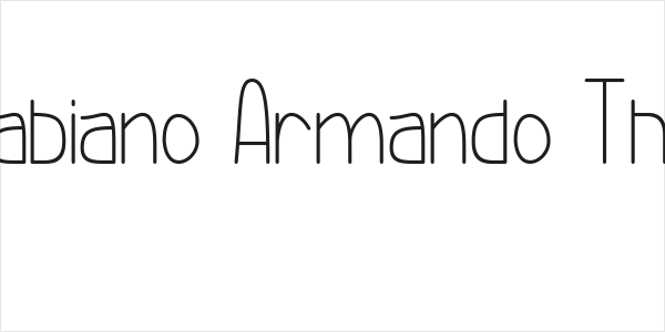 Fabiano Armando Thin Logo