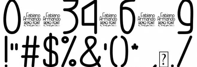 Fabiano Armando Caratteri ALTRI CARATTERI