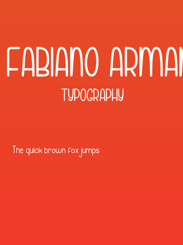 Fabiano Armando Poster