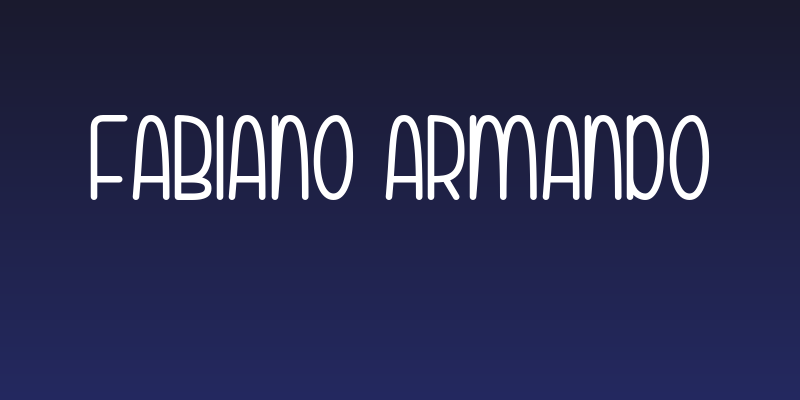 Fabiano Armando Social Header