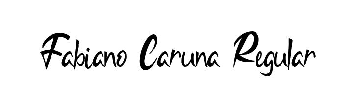 Fabiano Caruna Regular  baixar fontes gratis