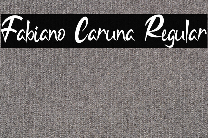 Fabiano Caruna Regular Example 3