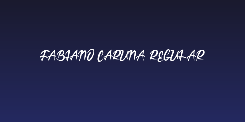 Fabiano Caruna Regular Social Header
