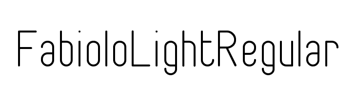 Fabiolo Light Regular  Free Fonts Download