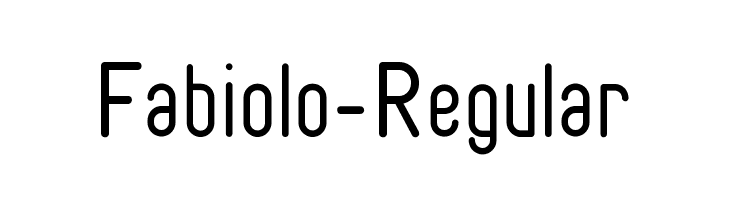 Fabiolo-Regular  font caratteri gratis