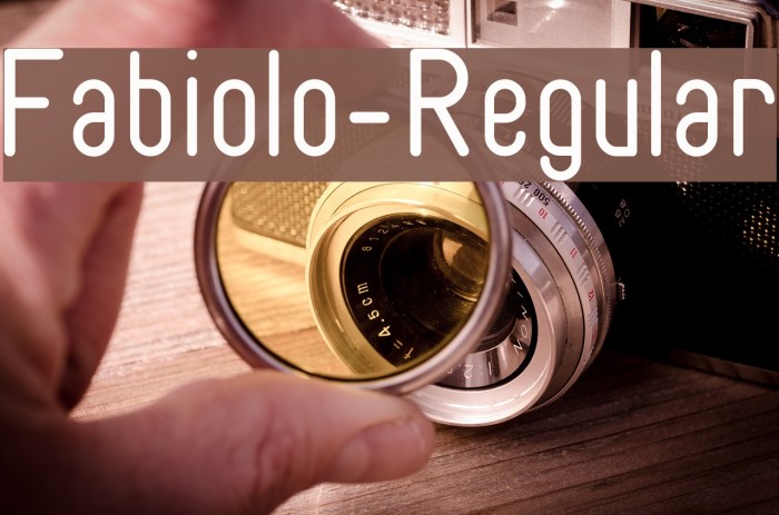 Fabiolo-Regular Font examples