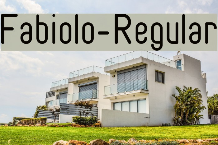 Fabiolo-Regular Font examples