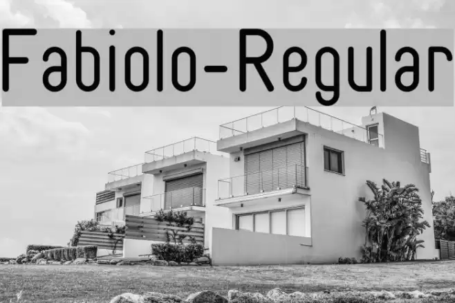 Fabiolo-Regular خط examples