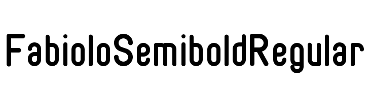 Fabiolo Semibold Regular  नि: शुल्क फ़ॉन्ट्स डाउनलोड