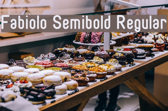 Fabiolo Semibold Regular Font examples