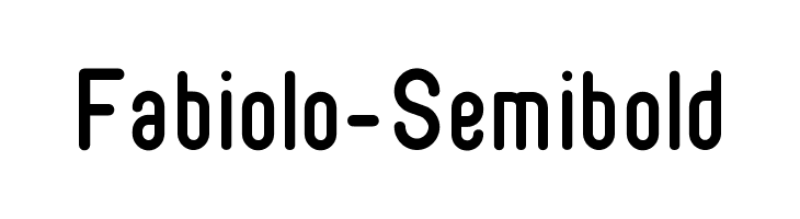Fabiolo-Semibold  font caratteri gratis