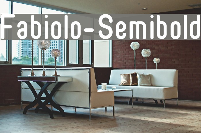 Fabiolo-Semibold Font examples