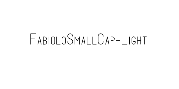 FabioloSmallCap-Light Logo