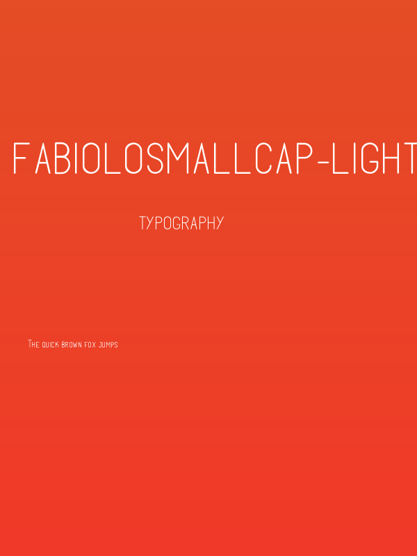 FabioloSmallCap-Light Poster