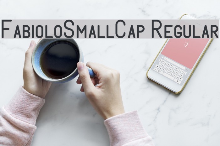 FabioloSmallCap Regular لخطوط تنزيل examples