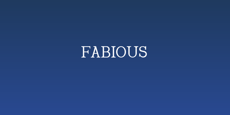 Fabious Social Header