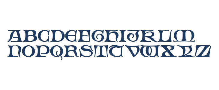 Fabliaux Regular Lowercase