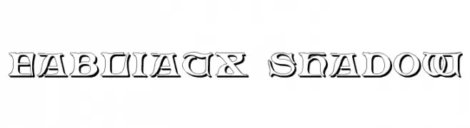 Fabliaux Shadow  Frei Schriftart Herunterladen