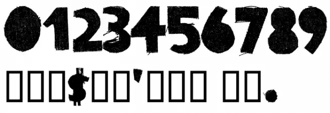 Fabric Shapes Regular Font OTHER CHARS