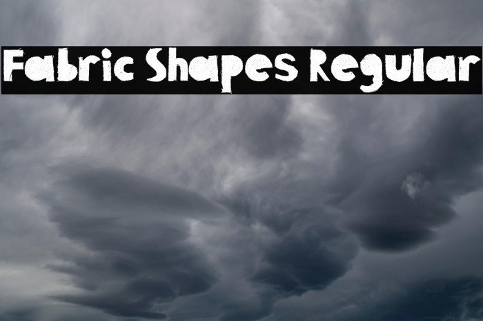 Fabric Shapes Regular Example 1