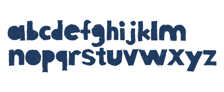 Fabric Shapes Regular Lowercase