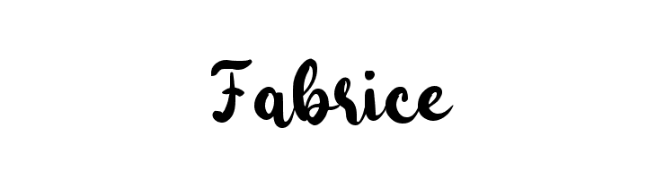 Fabrice  Frei Schriftart Herunterladen