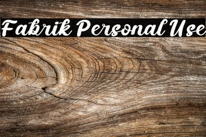 Fabrik Personal Use Example 1