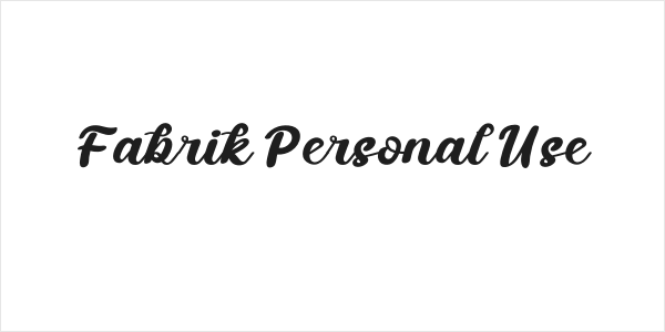 Fabrik Personal Use Logo
