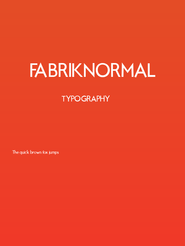 FabrikNormal Poster