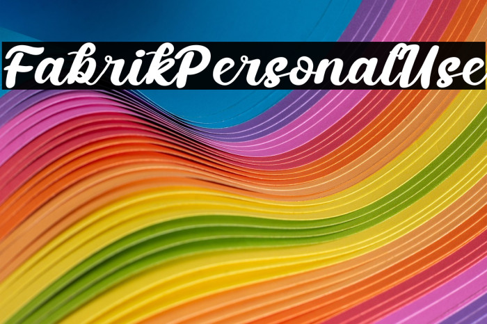 FabrikPersonalUse Example 1