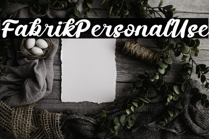 FabrikPersonalUse Example 2