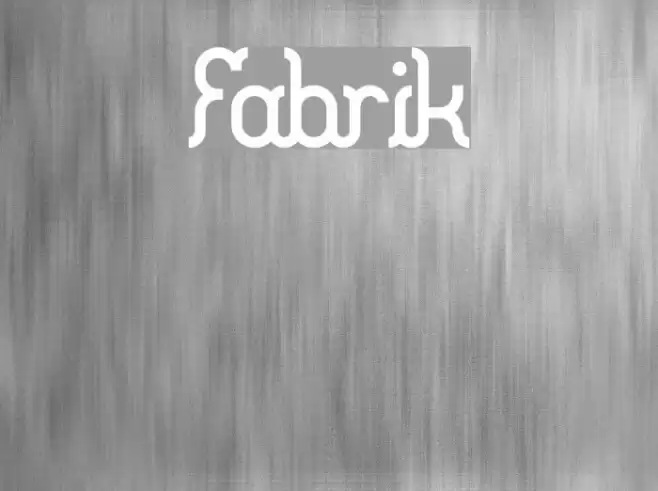 Fabrik Font examples