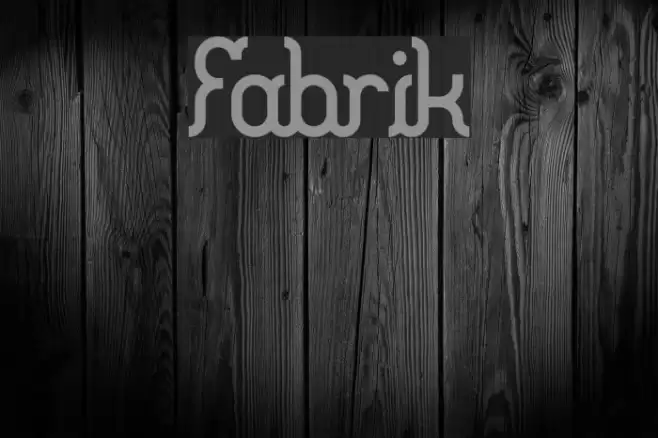 Fabrik Font examples