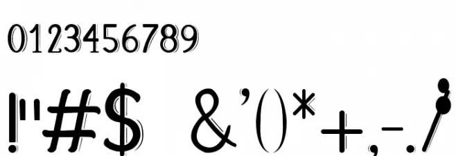 Fabula Font OTHER CHARS