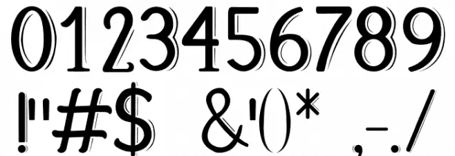 Fabula Font OTHER CHARS