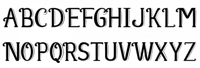 Fabula Font UPPERCASE