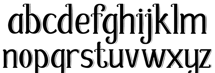 Fabula Font LOWERCASE