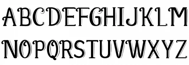 Fabula フォント 大文字