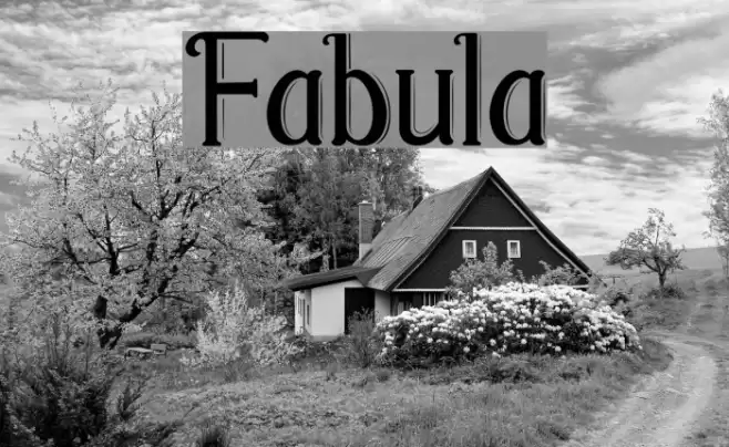 Fabula Font examples