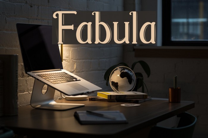 Fabula Font examples