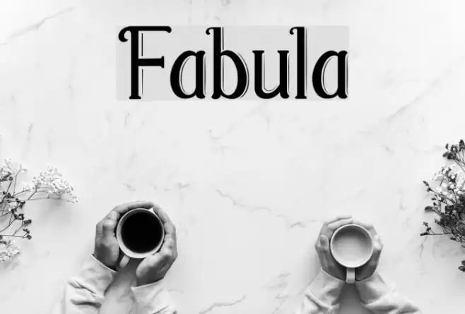 Fabula Font examples