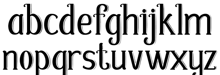 Fabula Font LOWERCASE