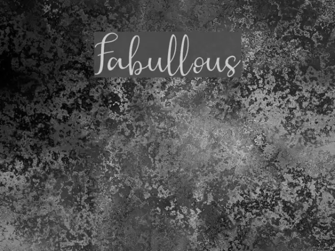 Fabullous Font examples