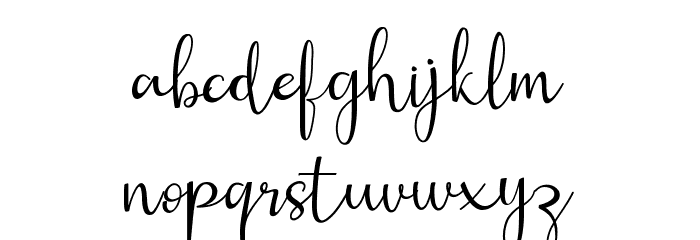 Fabullous フォント 小文字