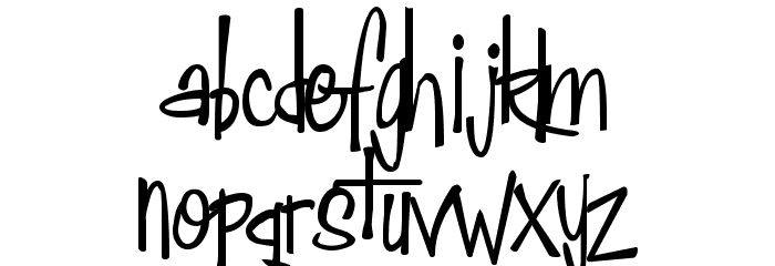 Fabulous 50s Normal Font LOWERCASE