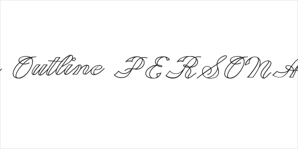 Fabulous Outline PERSONAL USE Logo
